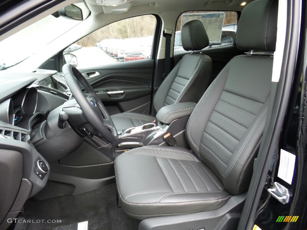 2016 Escape Titanium 4WD - Shadow Black / Charcoal Black photo #14
