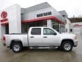 2010 Pure Silver Metallic GMC Sierra 1500 SL Crew Cab 4x4  photo #7