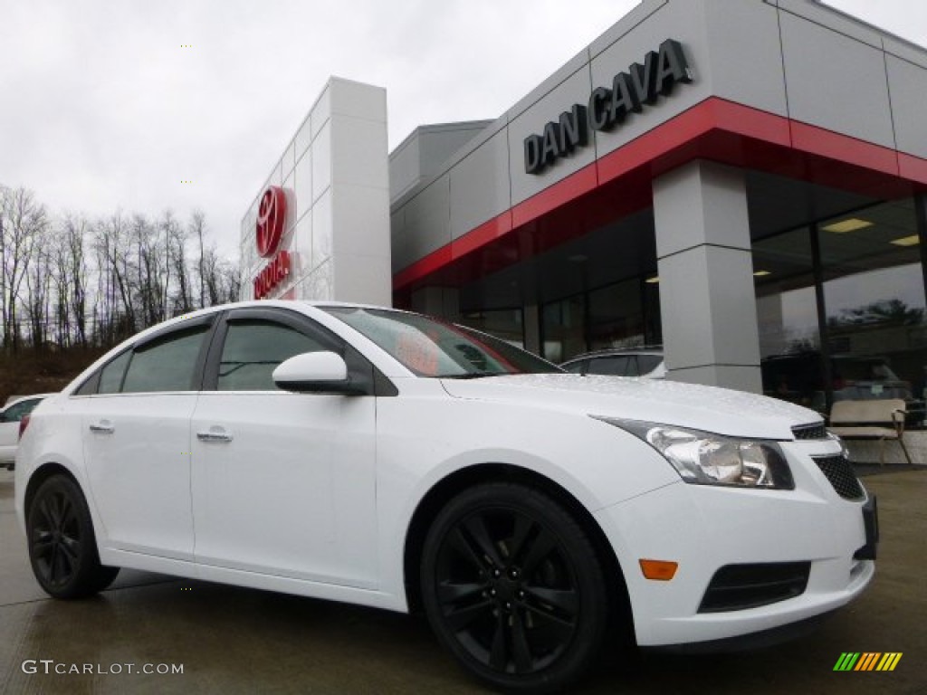 2011 Cruze LTZ - Summit White / Medium Titanium photo #1