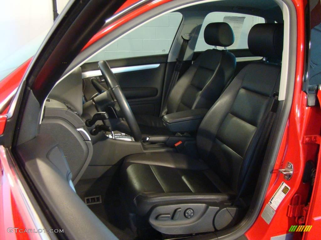 2008 A4 2.0T quattro Sedan - Brilliant Red / Black photo #7