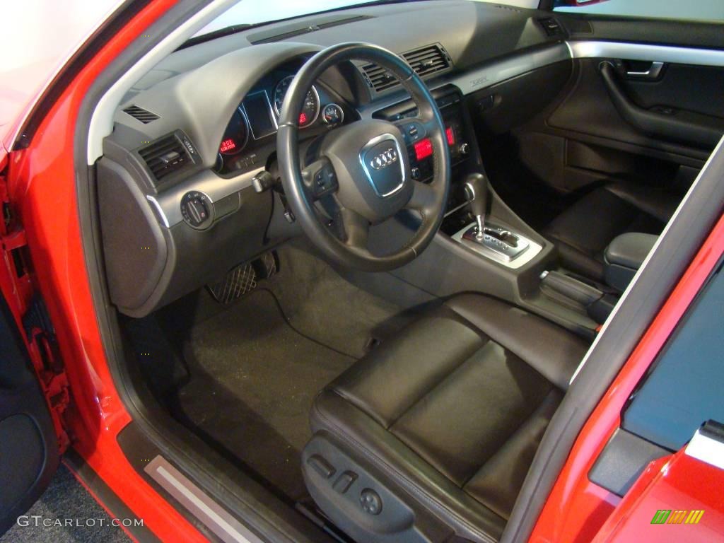 2008 A4 2.0T quattro Sedan - Brilliant Red / Black photo #9
