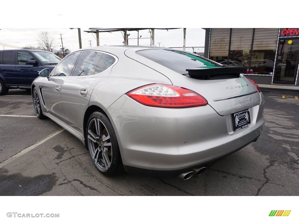 2011 Panamera 4S - Platinum Silver Metallic / Black photo #3