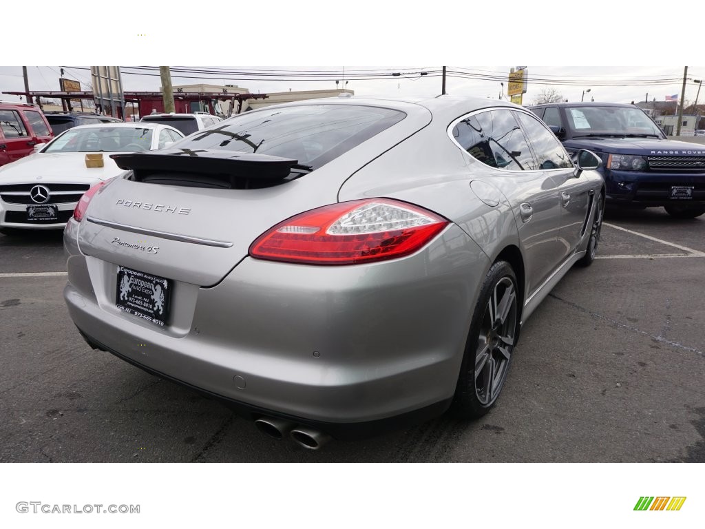 2011 Panamera 4S - Platinum Silver Metallic / Black photo #4