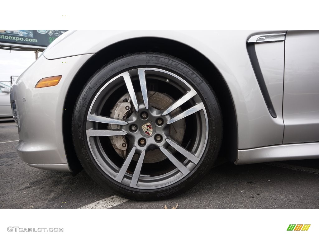 2011 Panamera 4S - Platinum Silver Metallic / Black photo #9