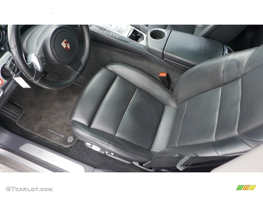 2011 Panamera 4S - Platinum Silver Metallic / Black photo #14