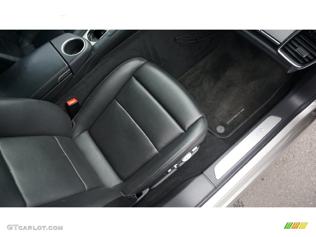 2011 Panamera 4S - Platinum Silver Metallic / Black photo #16