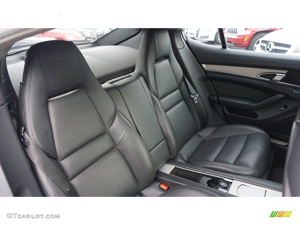 2011 Panamera 4S - Platinum Silver Metallic / Black photo #19