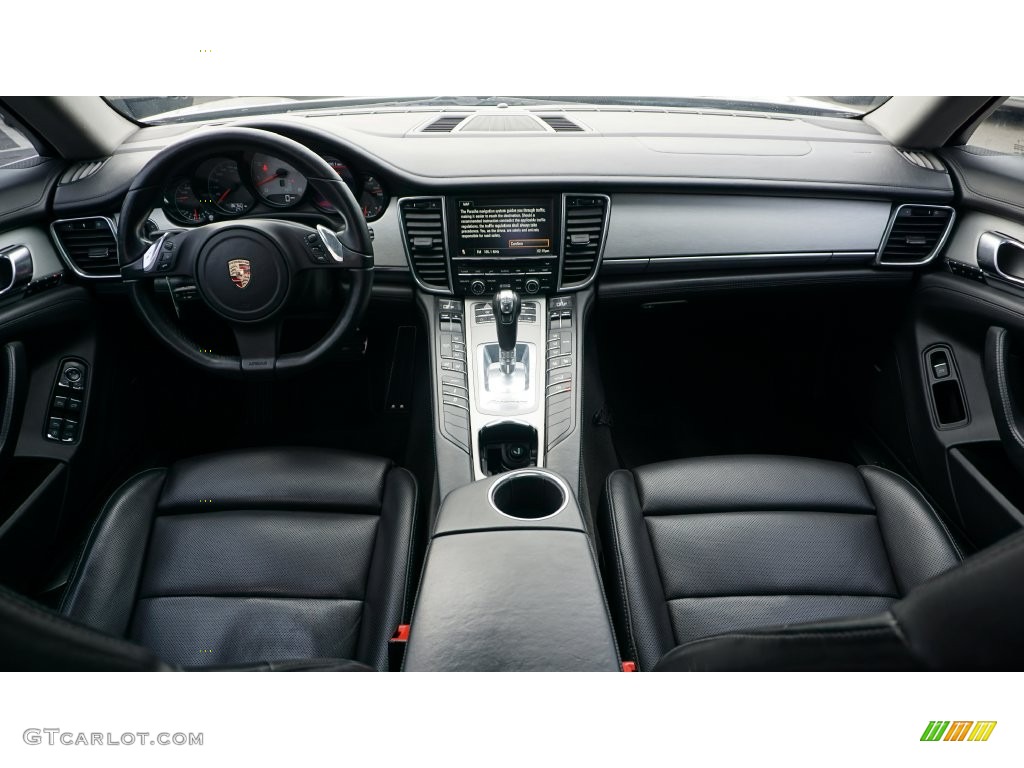 2011 Panamera 4S - Platinum Silver Metallic / Black photo #23