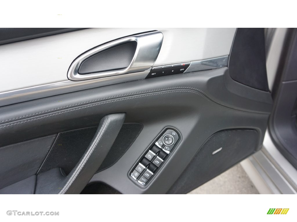 2011 Panamera 4S - Platinum Silver Metallic / Black photo #24