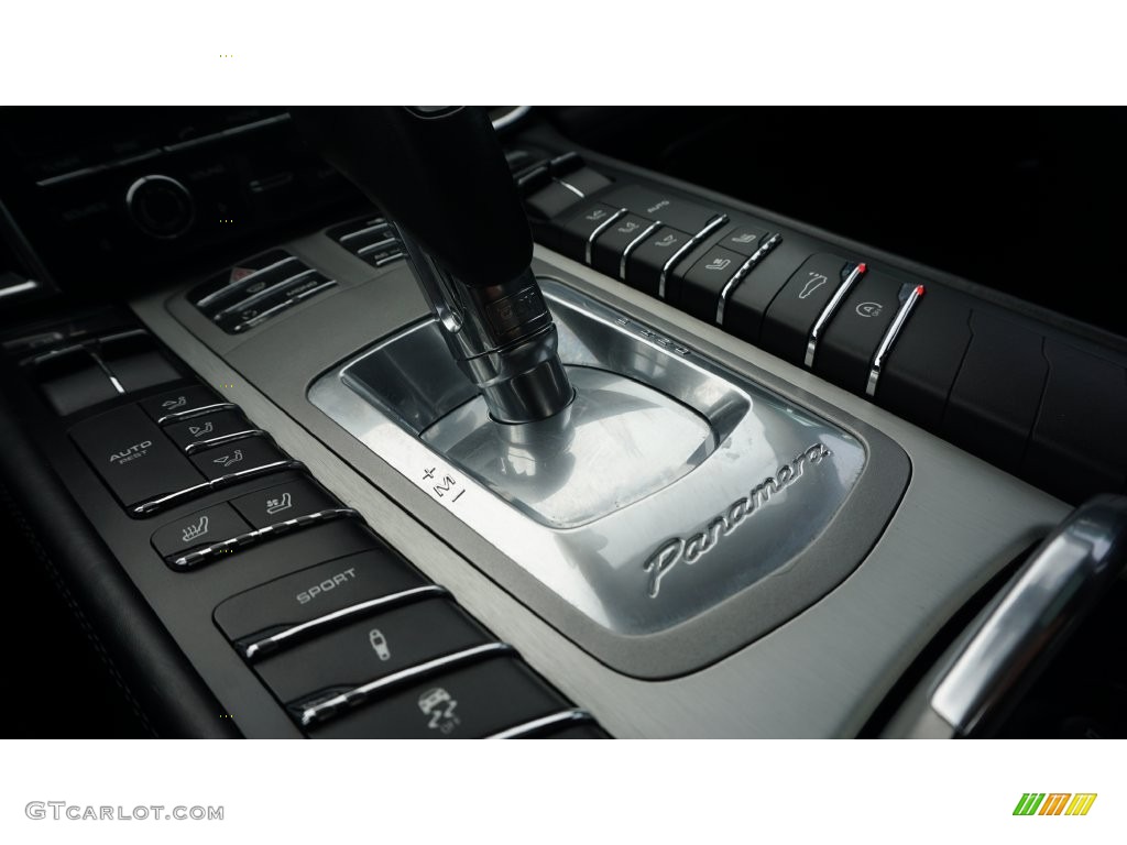2011 Panamera 4S - Platinum Silver Metallic / Black photo #35