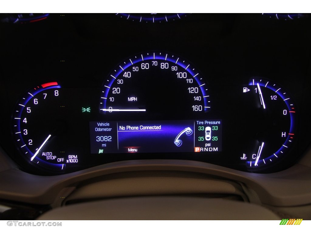 2016 Cadillac ATS 2.0T Luxury AWD Sedan Gauges Photo #110552629