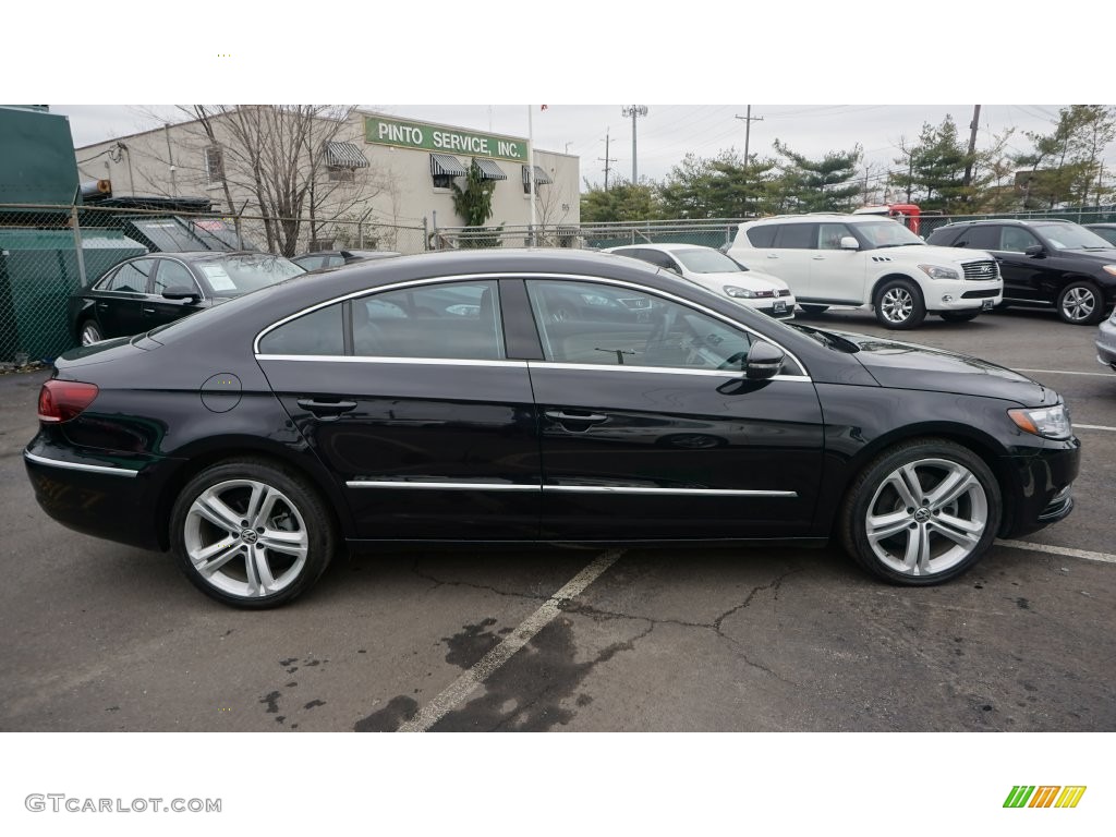 2013 CC Sport Plus - Deep Black Metallic / Desert Beige/Black photo #5