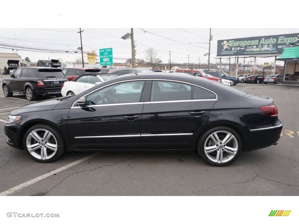 2013 CC Sport Plus - Deep Black Metallic / Desert Beige/Black photo #6