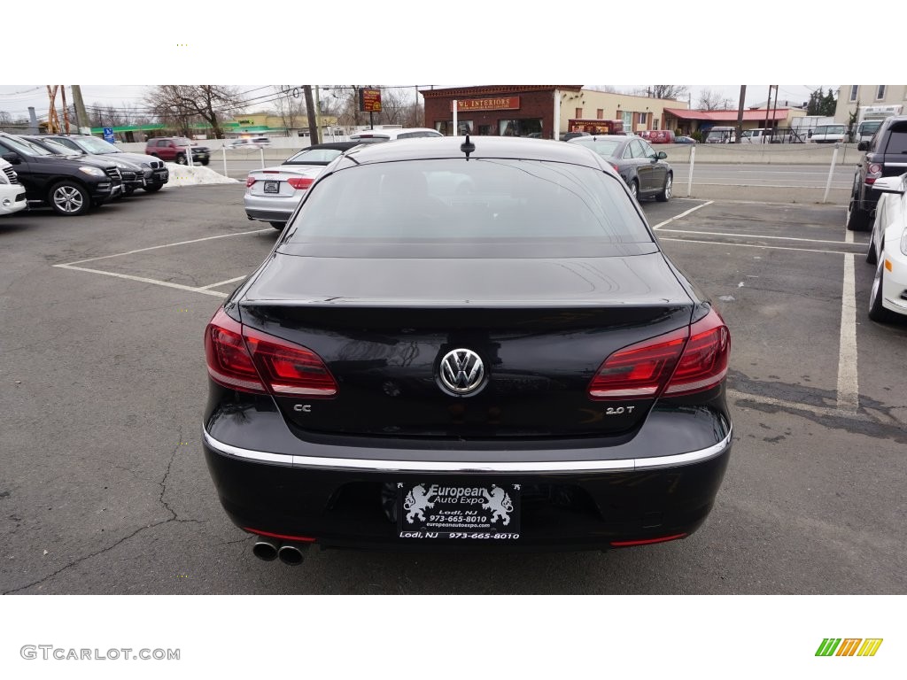 2013 CC Sport Plus - Deep Black Metallic / Desert Beige/Black photo #7
