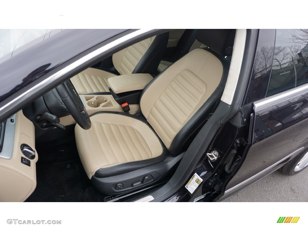 2013 CC Sport Plus - Deep Black Metallic / Desert Beige/Black photo #10