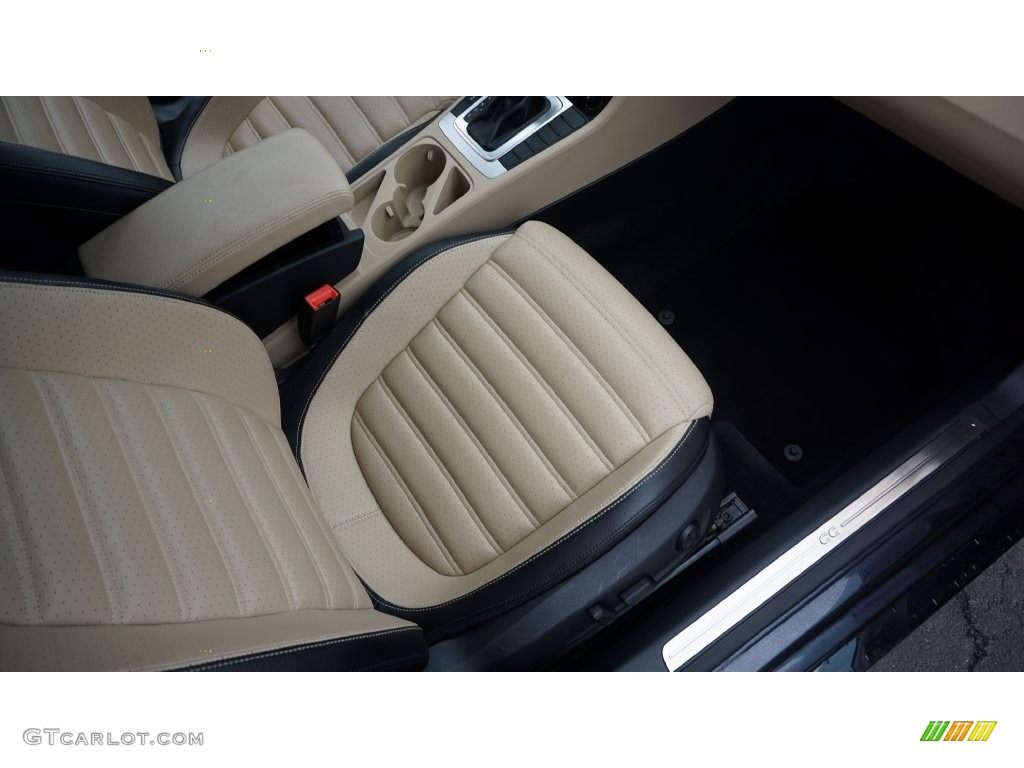 2013 CC Sport Plus - Deep Black Metallic / Desert Beige/Black photo #11