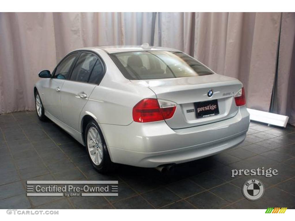 2006 3 Series 325xi Sedan - Titanium Silver Metallic / Black photo #3
