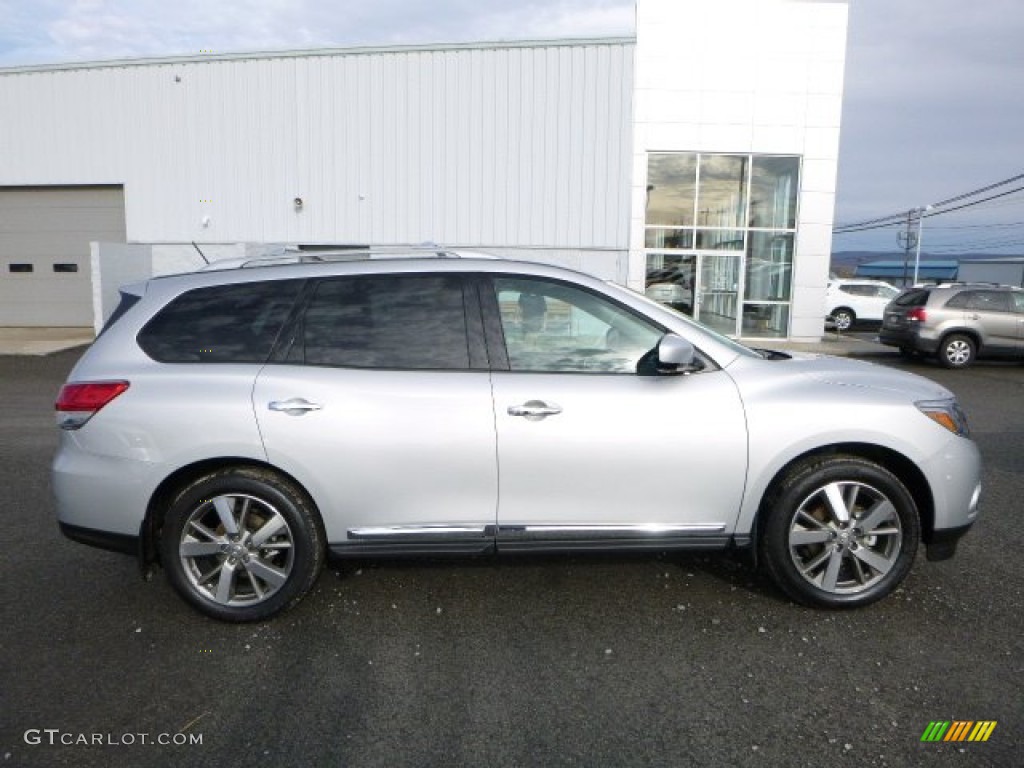 Brilliant Silver 2016 Nissan Pathfinder Platinum 4x4 Exterior Photo #110554955