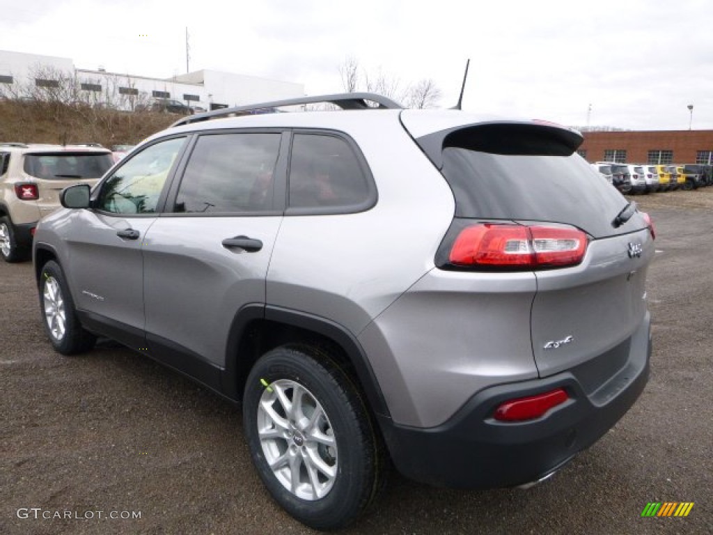 Billet Silver Metallic 2016 Jeep Cherokee Sport 4x4 Exterior Photo #110556193