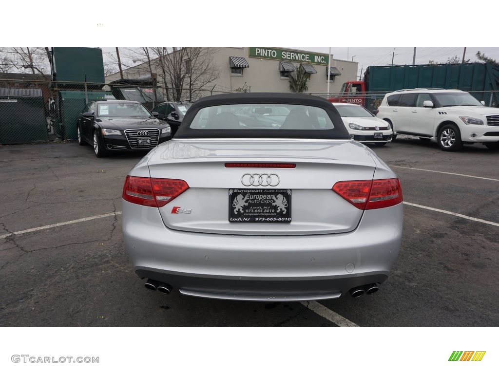 2012 S5 3.0 TFSI quattro Cabriolet - Ice Silver Metallic / Black photo #7