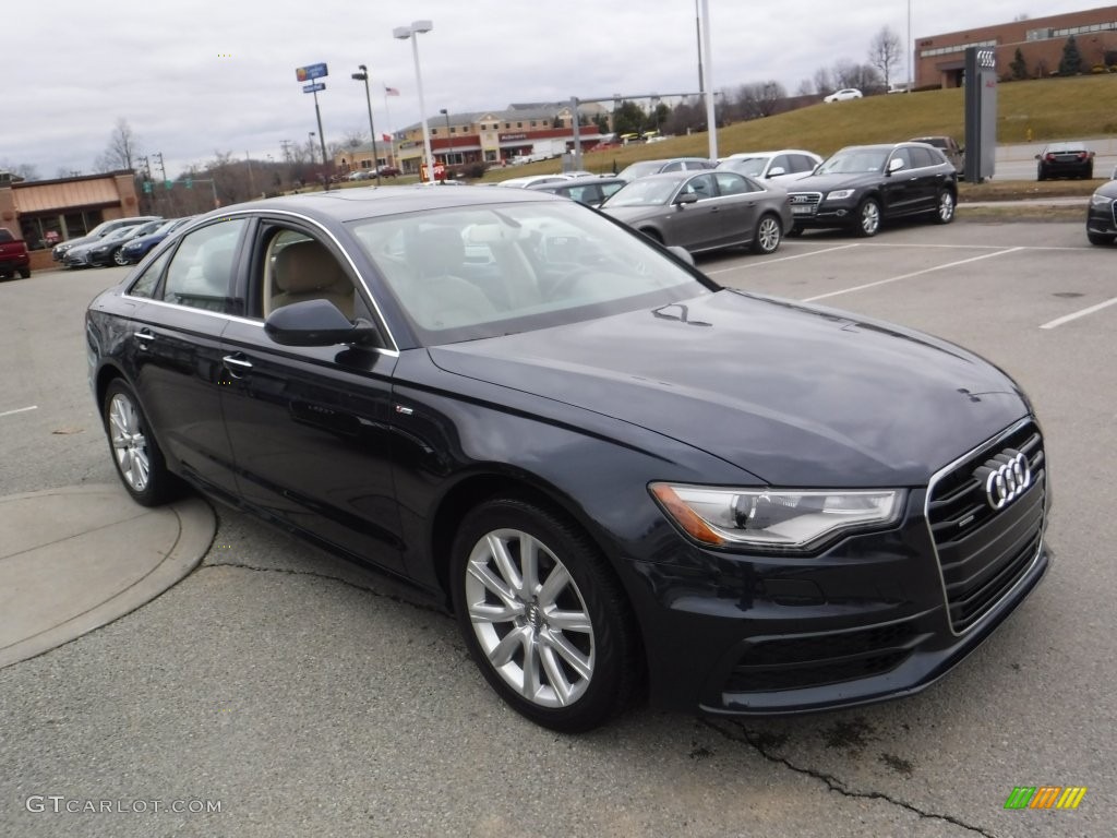Moonlight Blue Metallic 2015 Audi A6 3.0 TDI Premium Plus quattro Sedan Exterior Photo #110556592