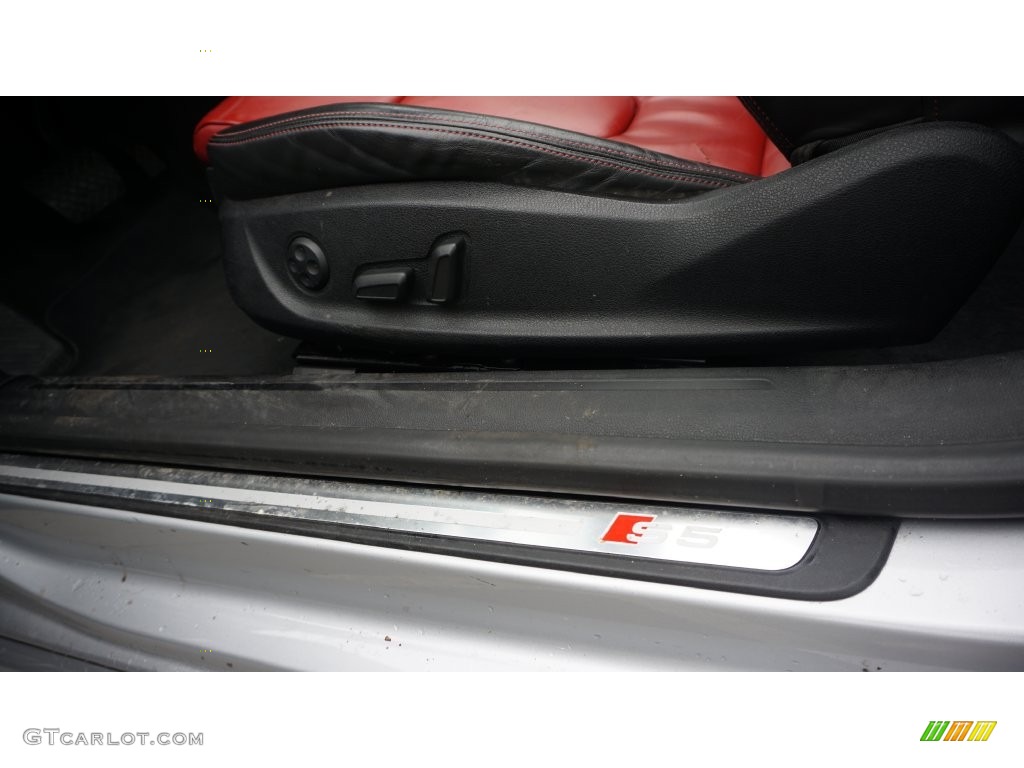 2012 S5 3.0 TFSI quattro Cabriolet - Ice Silver Metallic / Black photo #23