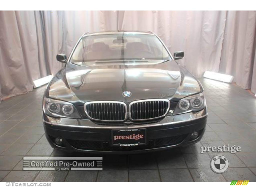 2006 7 Series 750Li Sedan - Jet Black / Dark Beige/Beige III photo #6