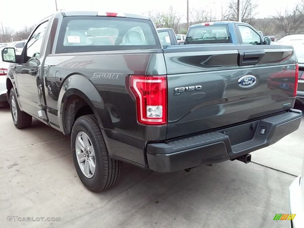 2016 F150 XL Regular Cab - Magnetic / Medium Earth Gray photo #13