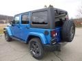 2016 Hydro Blue Pearl Jeep Wrangler Unlimited Sport 4x4  photo #5