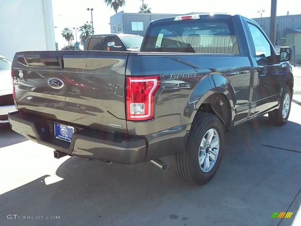 2016 F150 XL Regular Cab - Magnetic / Medium Earth Gray photo #24
