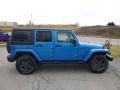 2016 Hydro Blue Pearl Jeep Wrangler Unlimited Sport 4x4  photo #9