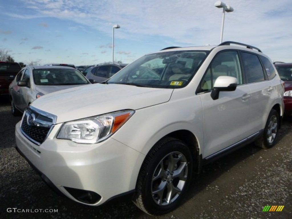 2016 Forester 2.5i Touring - Crystal White Pearl / Gray photo #11