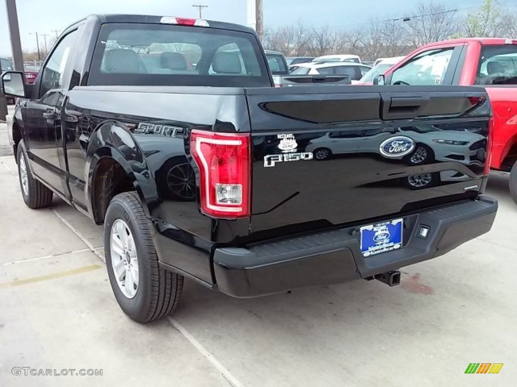 2016 F150 XL Regular Cab - Shadow Black / Medium Earth Gray photo #11