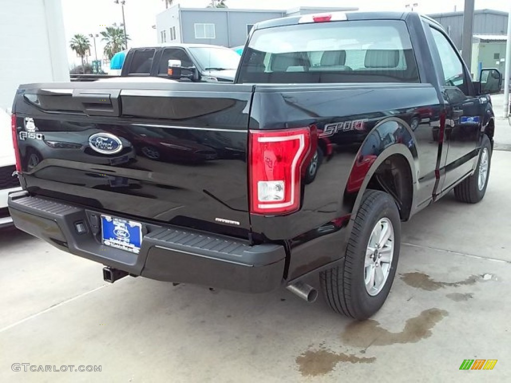 2016 F150 XL Regular Cab - Shadow Black / Medium Earth Gray photo #12