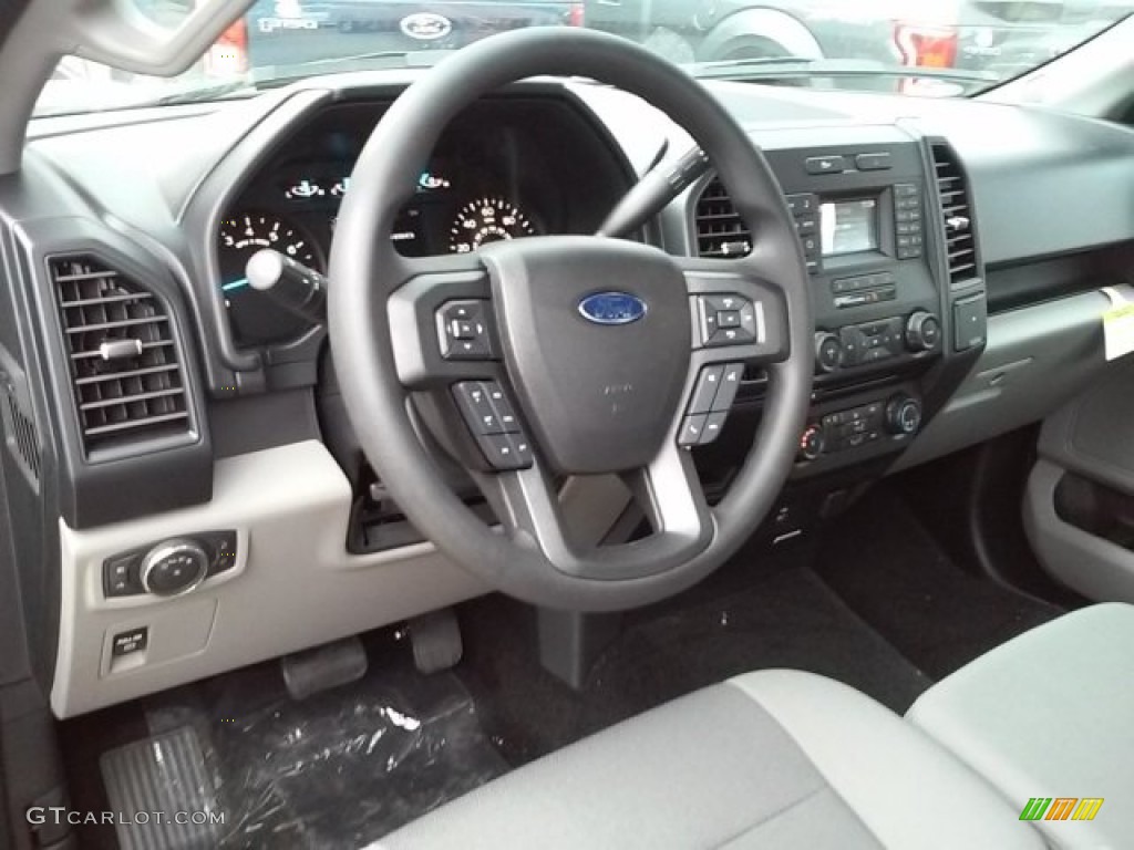 2016 F150 XL Regular Cab - Shadow Black / Medium Earth Gray photo #18