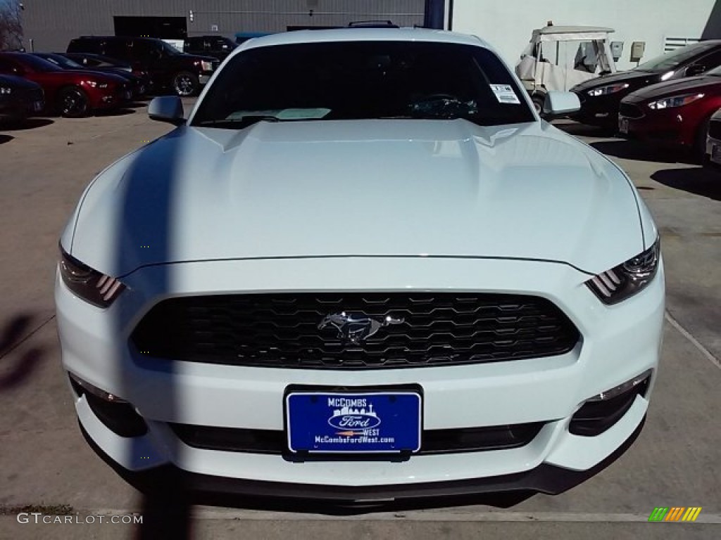 2016 Mustang V6 Coupe - Oxford White / Ebony photo #5