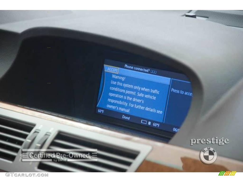 2006 7 Series 750Li Sedan - Jet Black / Dark Beige/Beige III photo #16