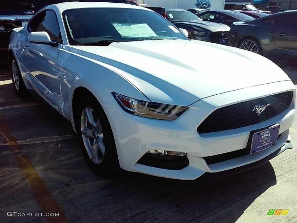 2016 Mustang V6 Coupe - Oxford White / Ebony photo #1