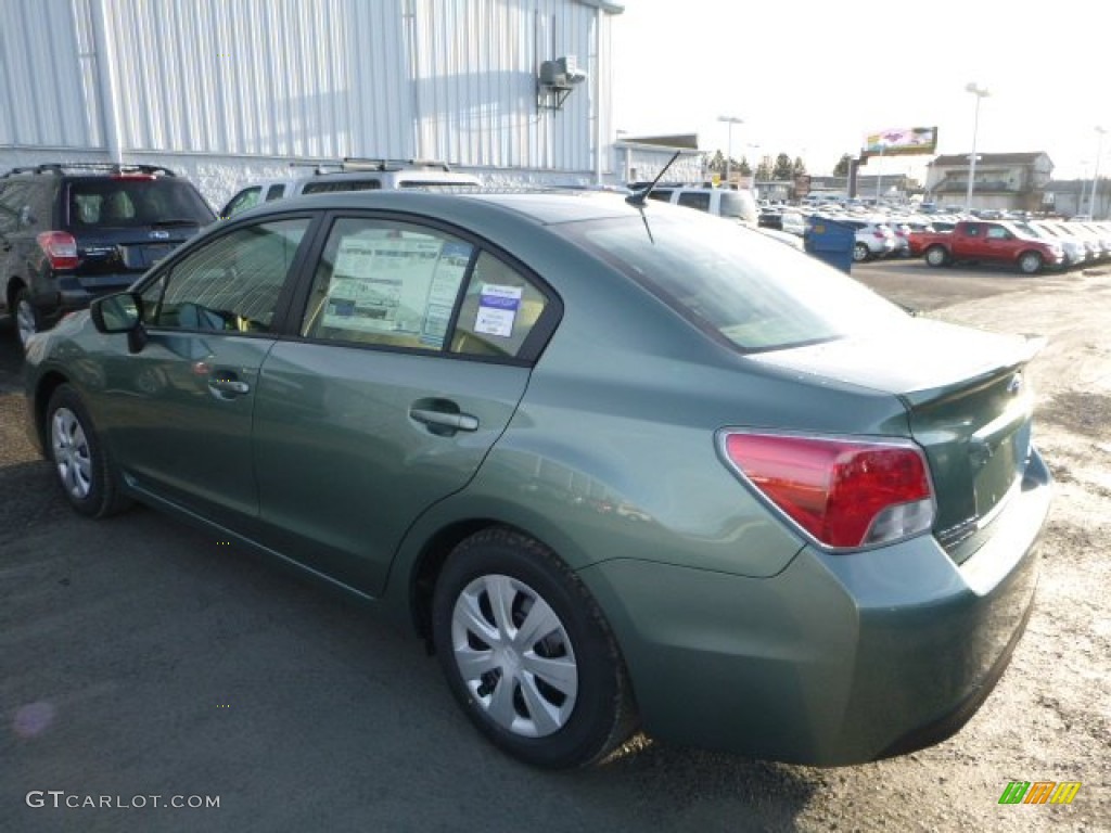 2016 Impreza 2.0i 4-door - Jasmine Green Metallic / Black photo #9