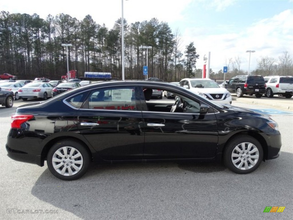 Super Black 2016 Nissan Sentra S Exterior Photo #110559682