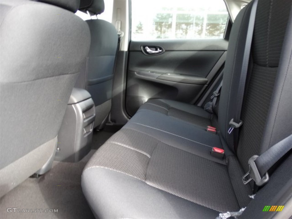 Charcoal Interior 2016 Nissan Sentra S Photo #110559976