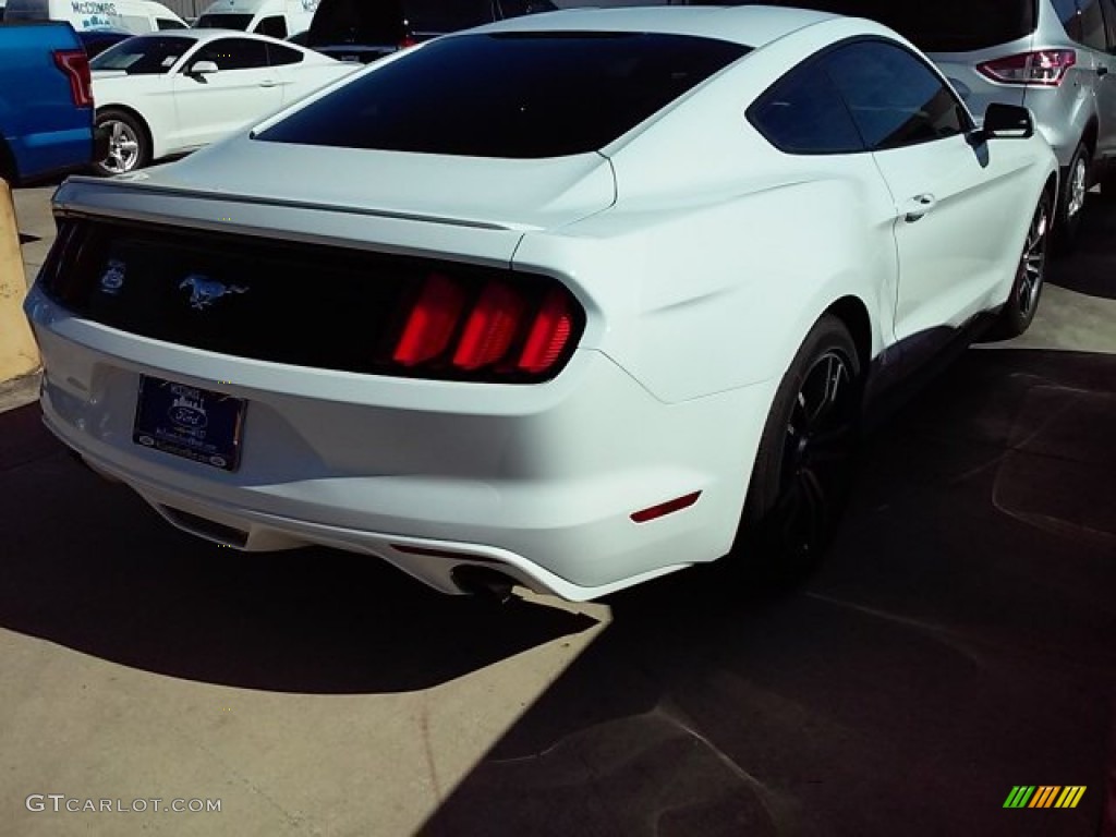 2016 Mustang EcoBoost Coupe - Oxford White / Ebony photo #9