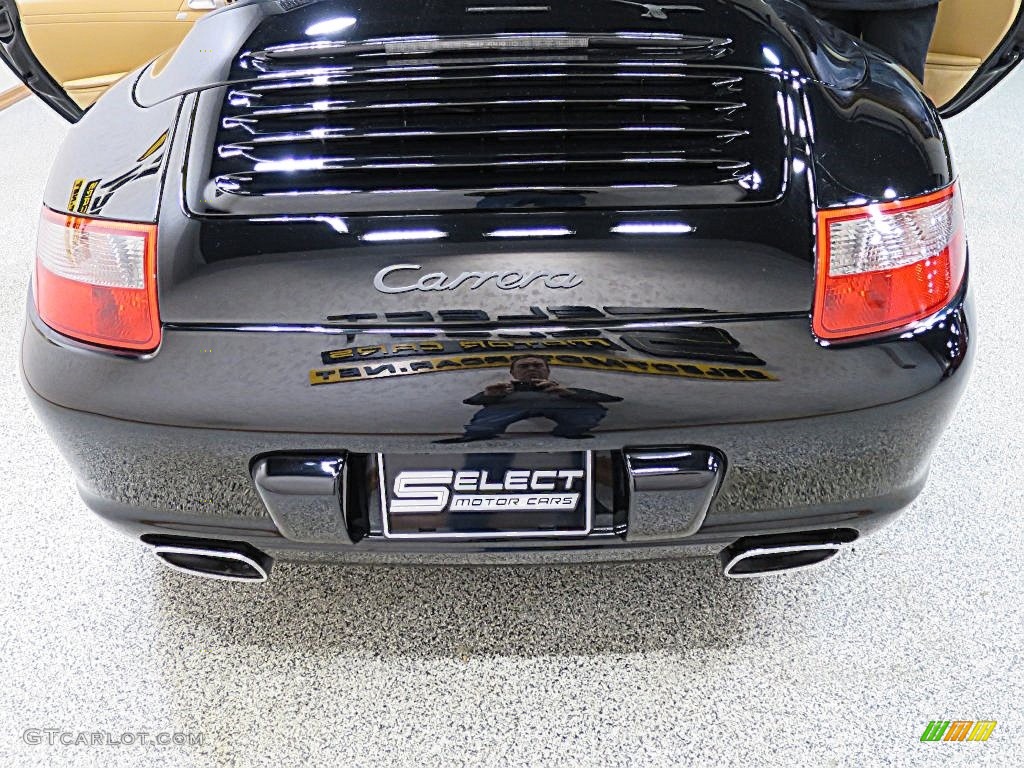 2006 911 Carrera Cabriolet - Black / Sand Beige photo #6