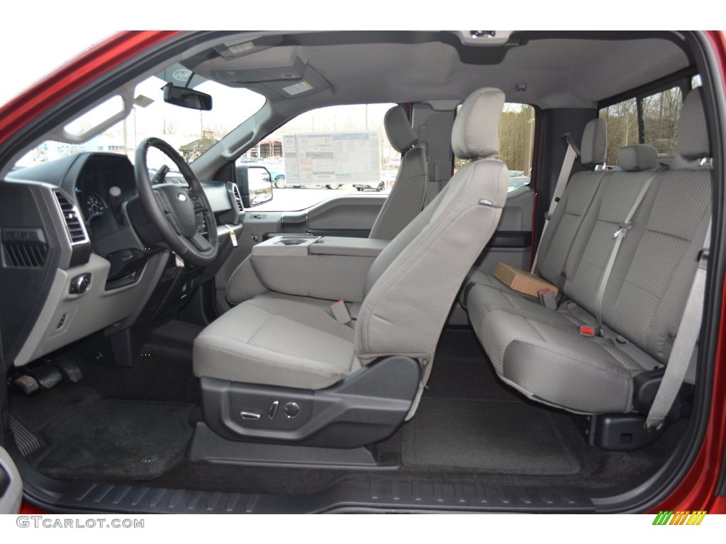2016 F150 XLT SuperCab - Ruby Red / Medium Earth Gray photo #11