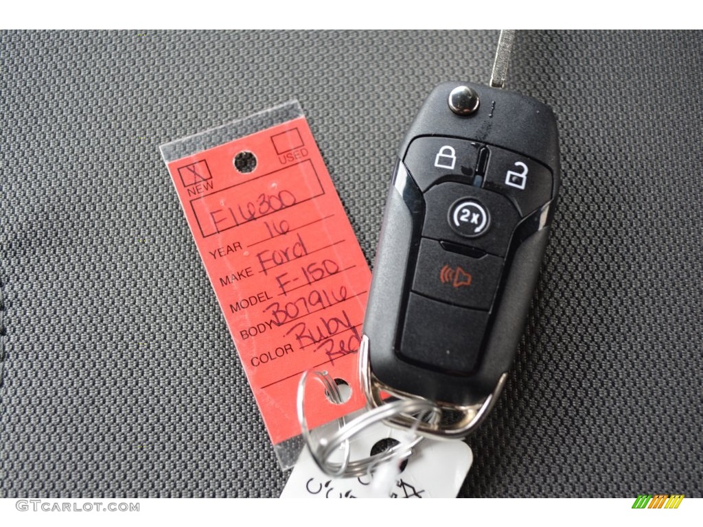 2016 F150 XLT SuperCab - Ruby Red / Medium Earth Gray photo #21
