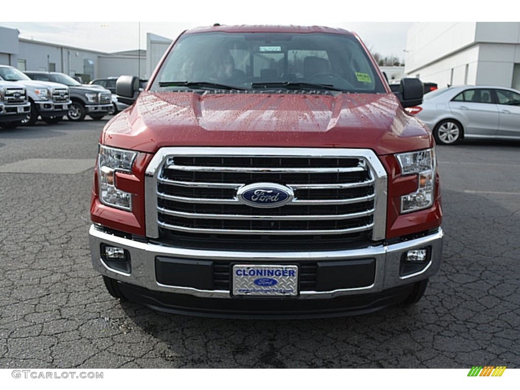 2016 F150 XLT SuperCab - Ruby Red / Medium Earth Gray photo #22