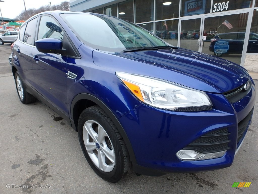 2013 Escape SE 1.6L EcoBoost 4WD - Deep Impact Blue Metallic / Charcoal Black photo #2