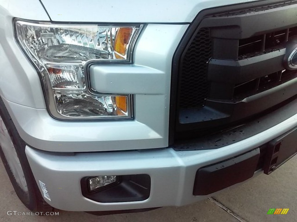 2016 F150 XL Regular Cab - Ingot Silver / Medium Earth Gray photo #2