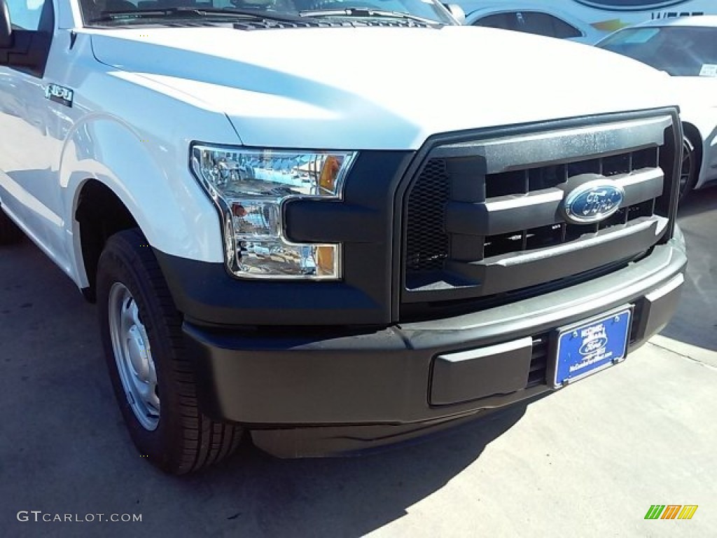 2016 F150 XL Regular Cab - Oxford White / Medium Earth Gray photo #3