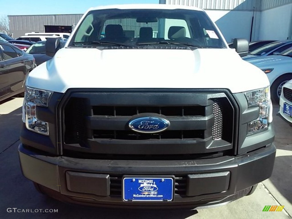 2016 F150 XL Regular Cab - Oxford White / Medium Earth Gray photo #7
